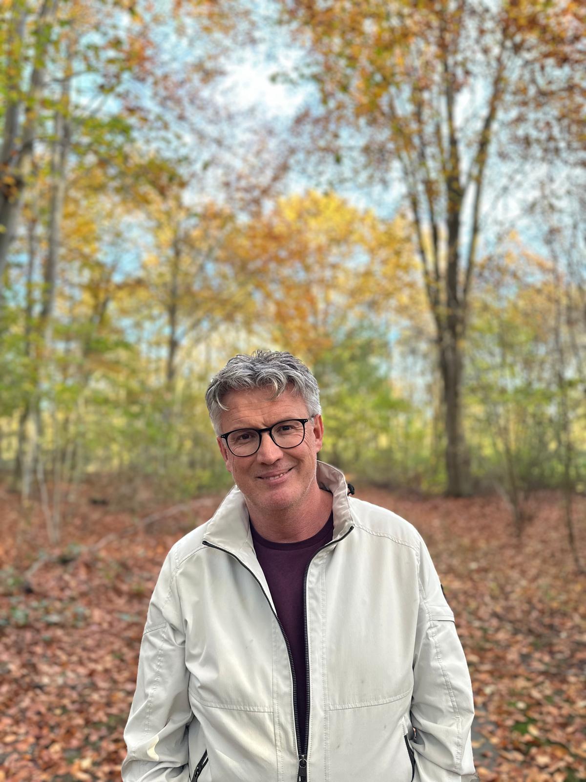 Onno van Helden in het bos
